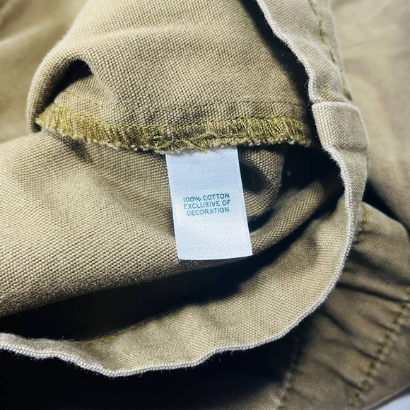 Rubbish Womens Small Olive Green Mock Neck Aztec Pockets Utility Jacket - Picture 3 of 7